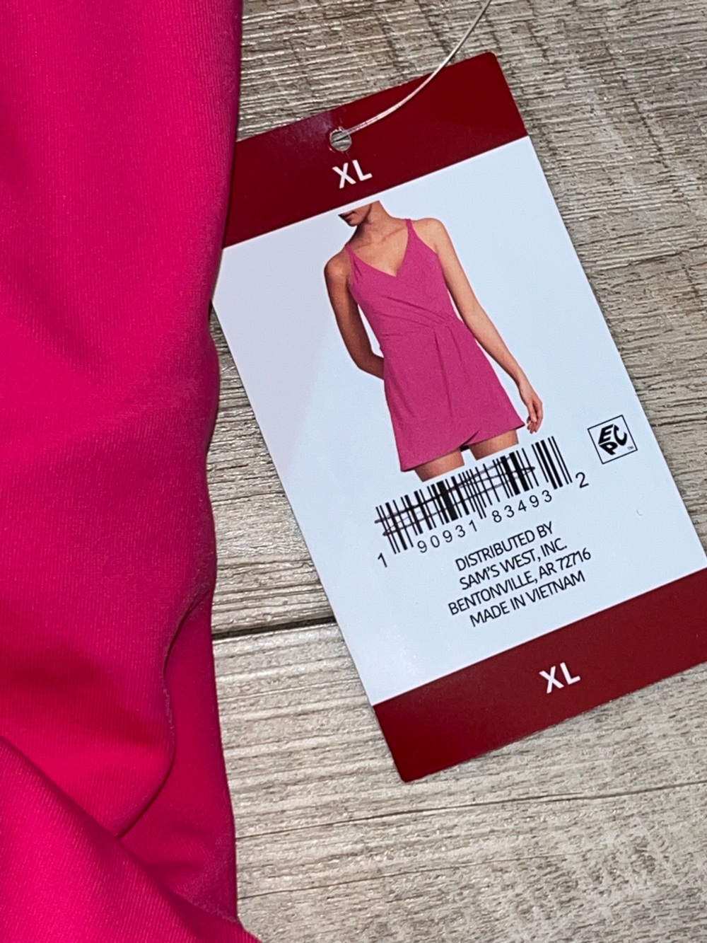 NWT Land’s End Women’s V- Neck Tulip Wrap Swim Dress Size XL (18) - Picture 6 of 11